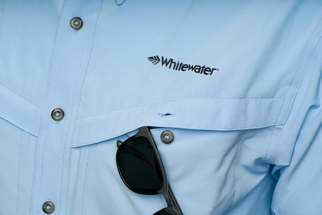 Whitewater Rapids Long Sleeve Fishing Shirt