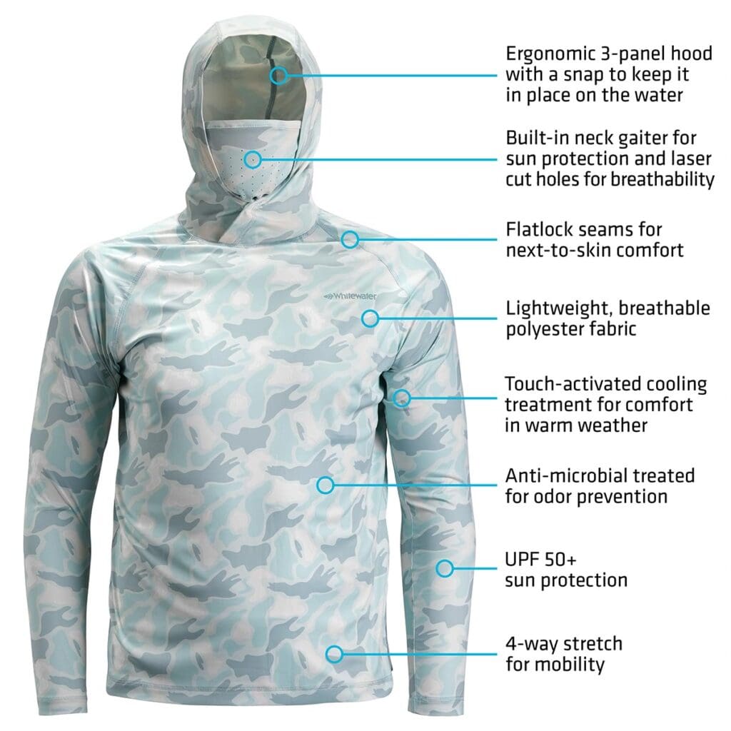 Whitewater Rays Performance Hoodie