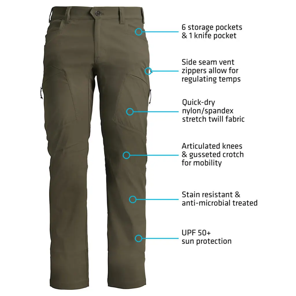 Whitewater Prevail Pant callouts