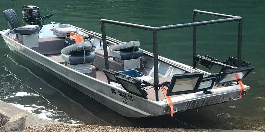 Boat used for Gigging