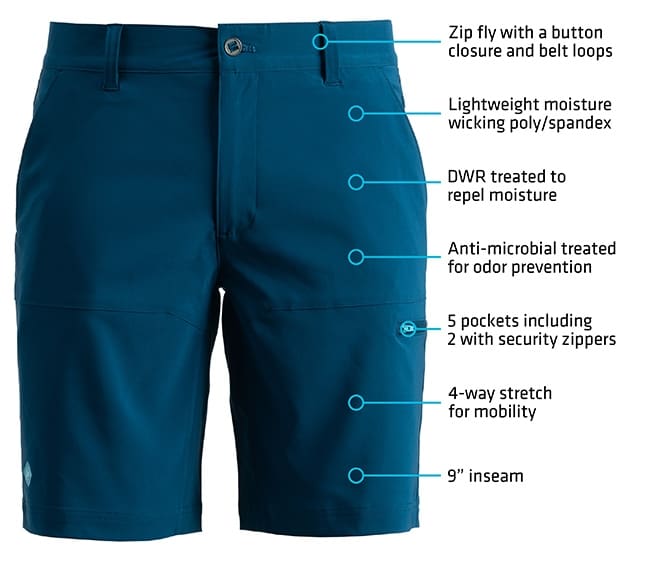 Whitewater Fishing Rapids Shorts