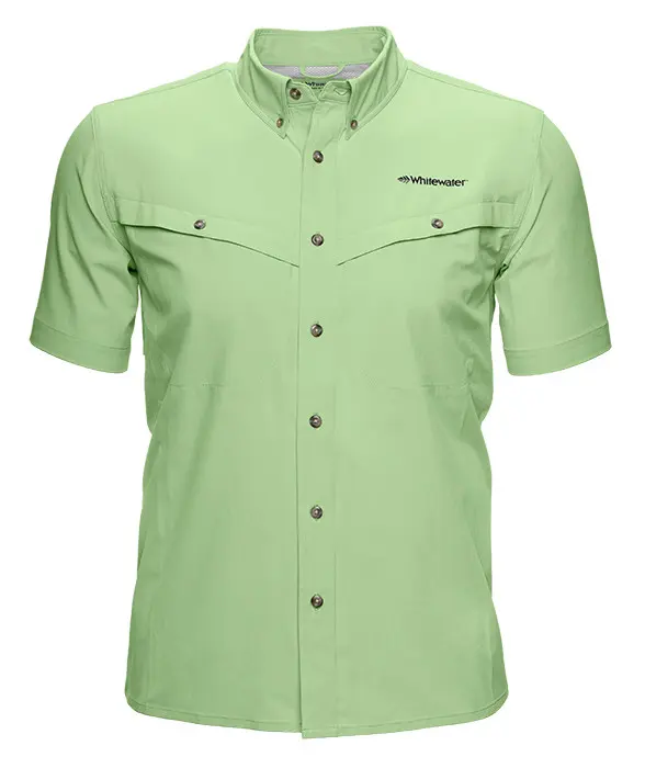 Whitewater Rapids Short Sleeve Fishing Shirt Sale