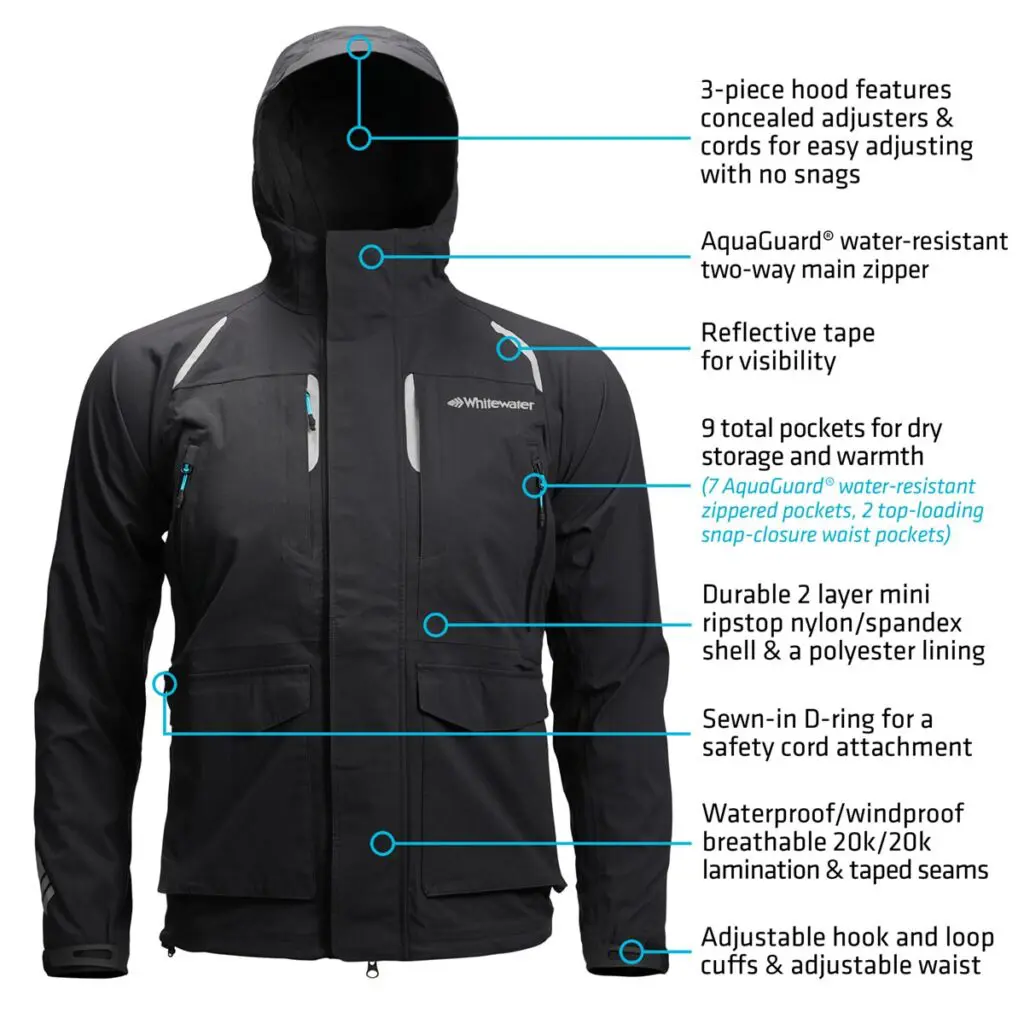 Whitewater Riparian Jacket callout