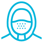 Built In neck gaiter