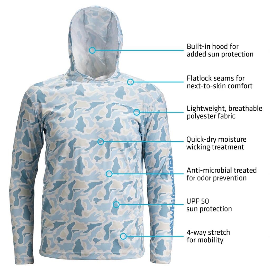 Whitewater Lightweight Tech Hoodie Vintage Camo