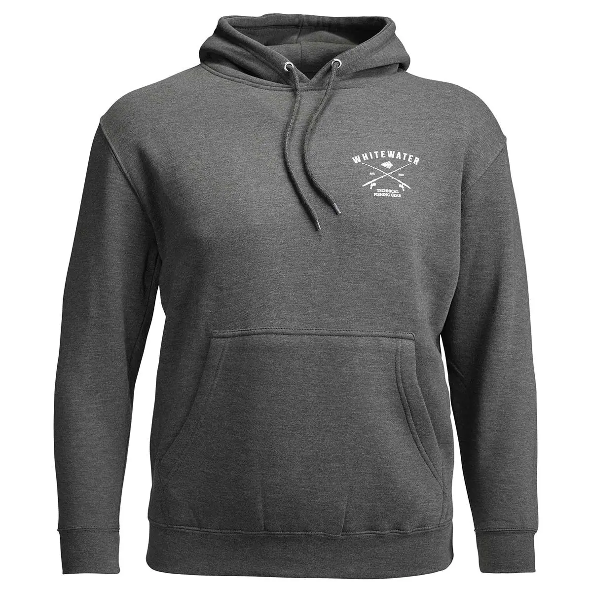 Whitewater Rod & Reel Hoodie front facing